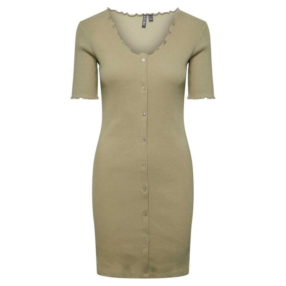 Pieces Womens/Ladies Nukisa V Neck Bodycon Dress / Tea